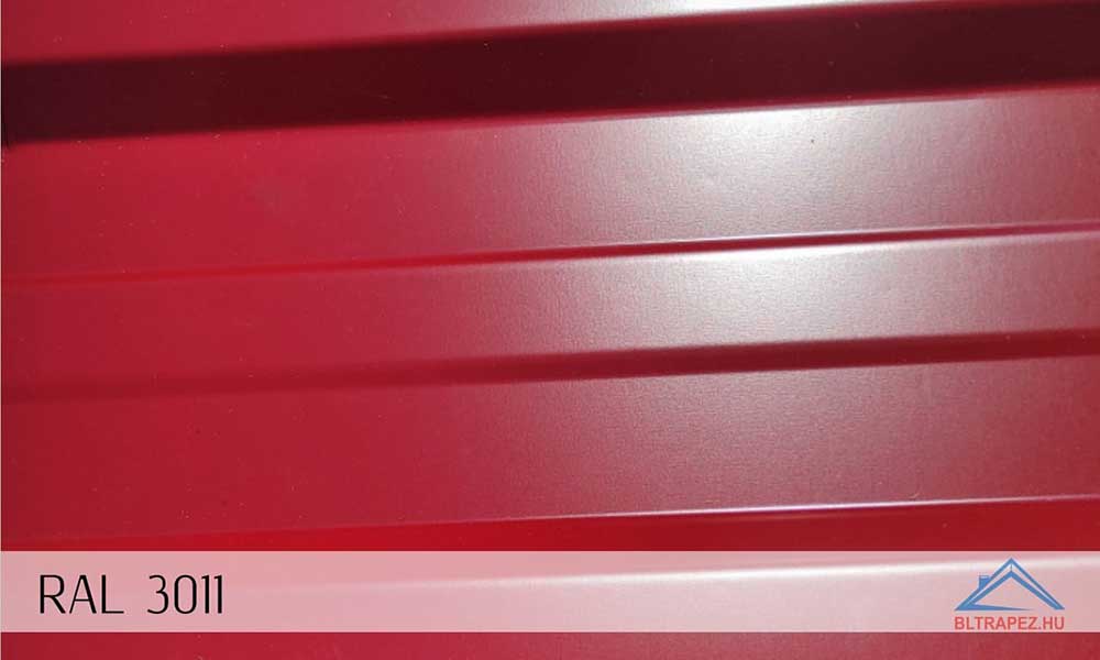 T18 Trapézlemez RAL-3011 Fényes