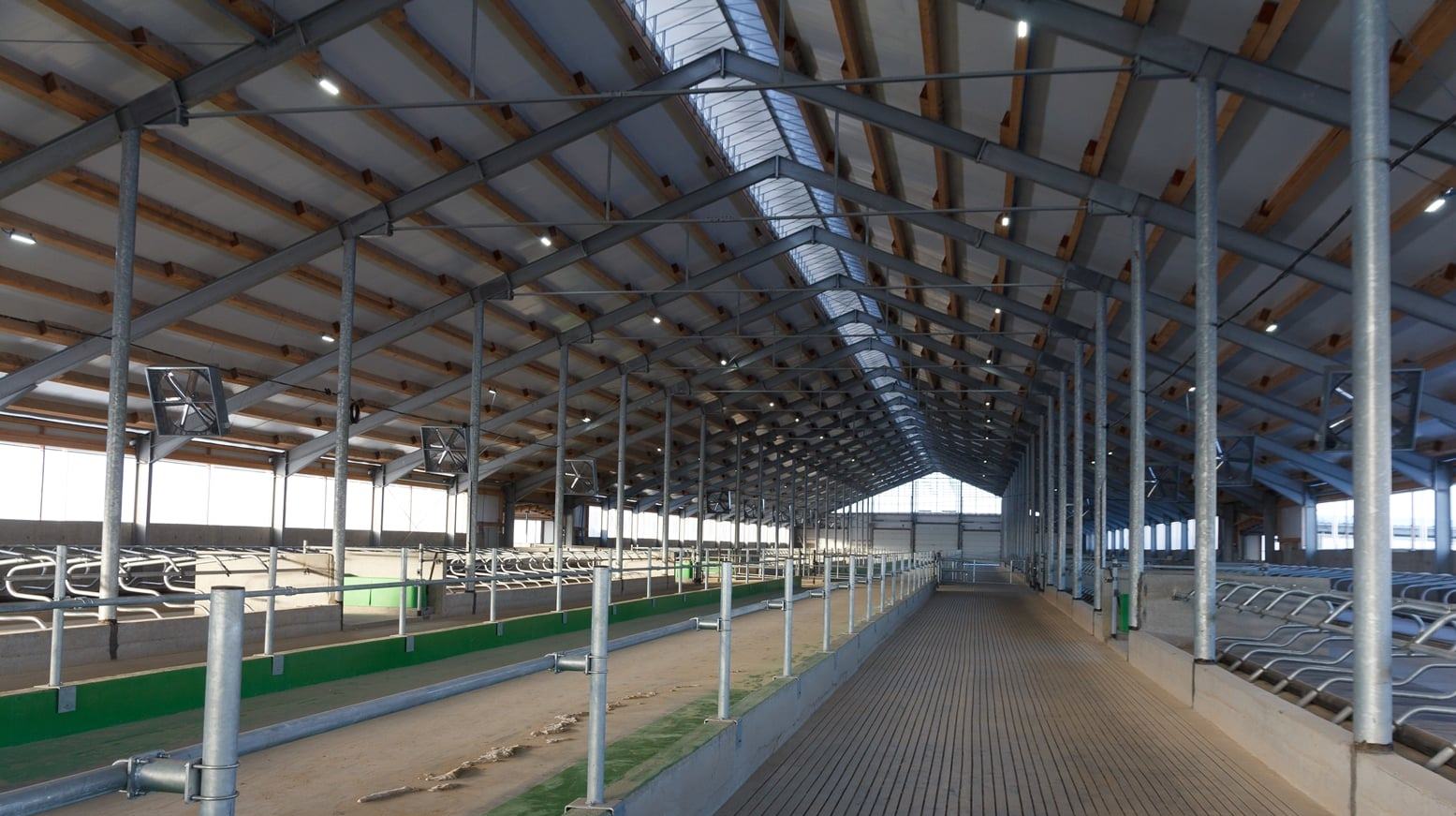 Trapézlemez a mezőgazdaságban